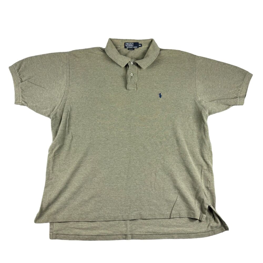 Polo Ralph Lauren Polo Shirt Men's Extra Extra Large Green Casual Short Sleeve